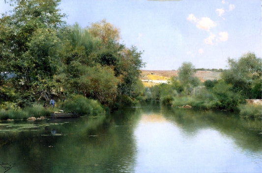  Emilio Sanchez-Perrier El Rialaje (also known as Alcala) - Canvas Print