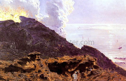  Antonio Munoz Degrain El Vesubio - Canvas Print