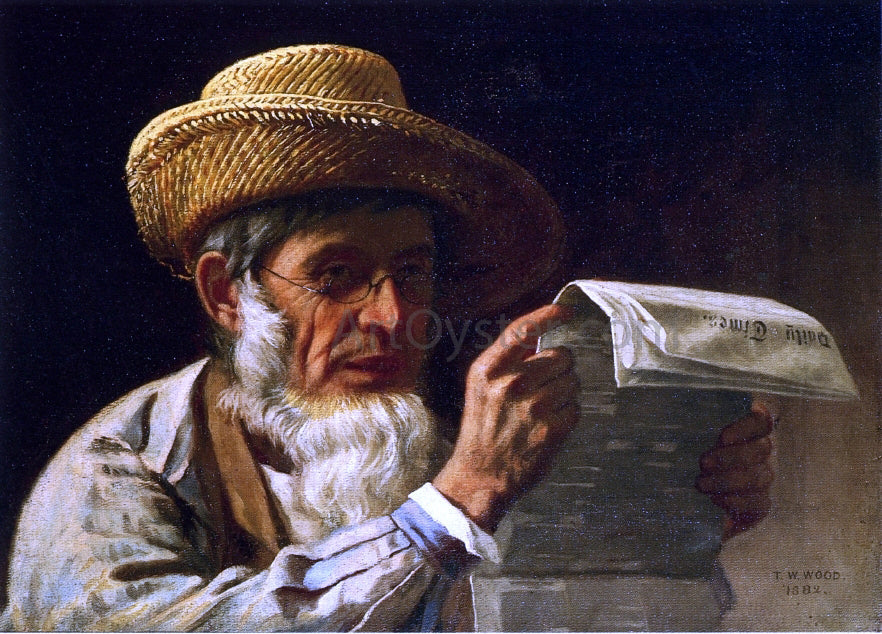  Thomas Waterman Wood Election Returns - Canvas Print