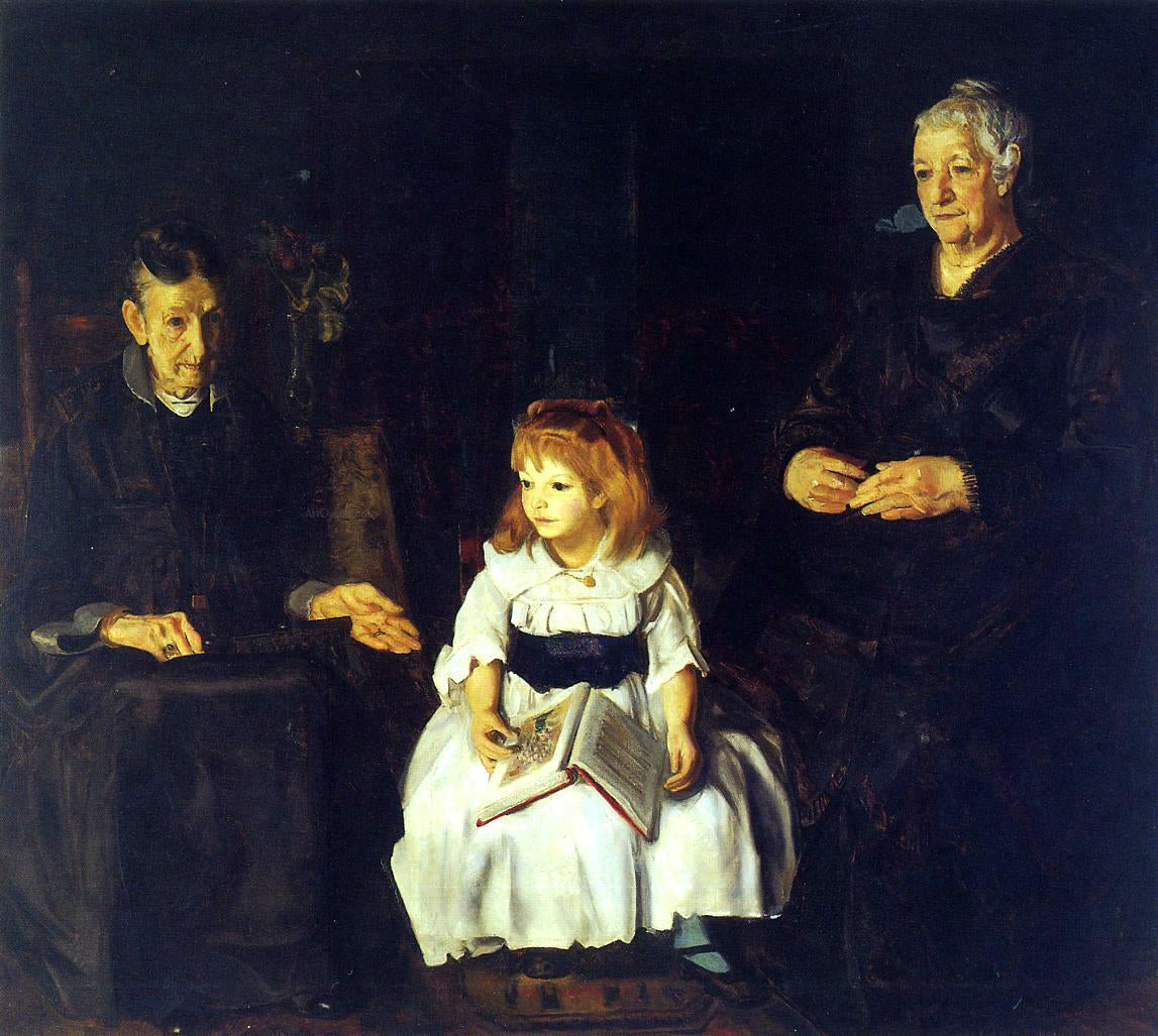  George Wesley Bellows Elinor, Jean and Anna - Canvas Print