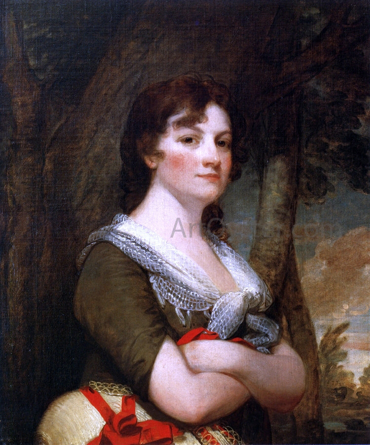  Gilbert Stuart Elizabeth Parke Custis Law - Canvas Print