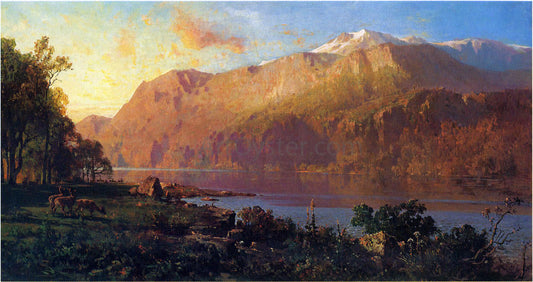  Thomas Hill Emerald Lake Near Tahoe - Canvas Print