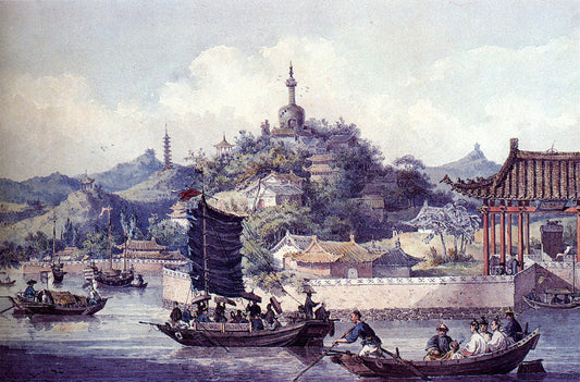  William Alexander Emperor Of China's Gardens, Imperial Palace, Peking - Canvas Print