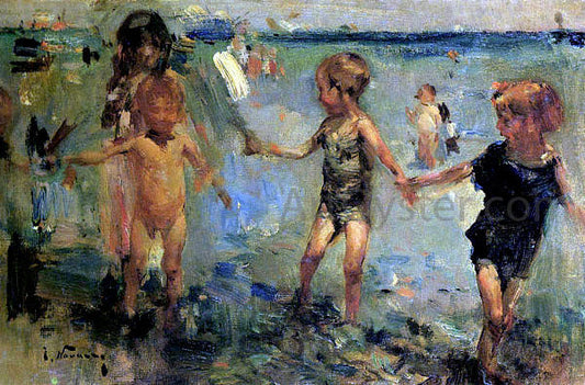  Jose Navarro Llorens En la playa - Canvas Print