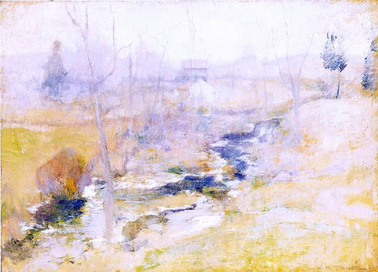  John Twachtman End of Winter - Canvas Print