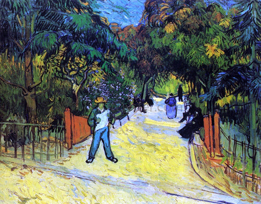  Vincent Van Gogh Entrance to the Public Park in Arles - Canvas Print
