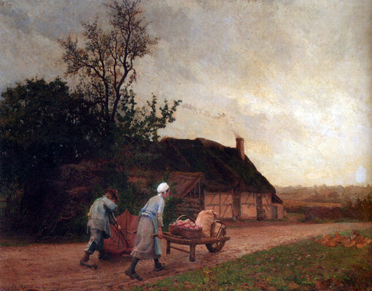  Paul des Amoignes Entre Deux Averses - Canvas Print