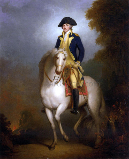  Rembrandt Peale Equestrian Portrait of George Washington - Canvas Print
