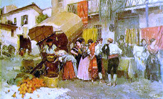  Gabriel Puig Roda Escena - Canvas Print