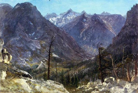  Albert Bierstadt Estes Park, Colorado - Canvas Print