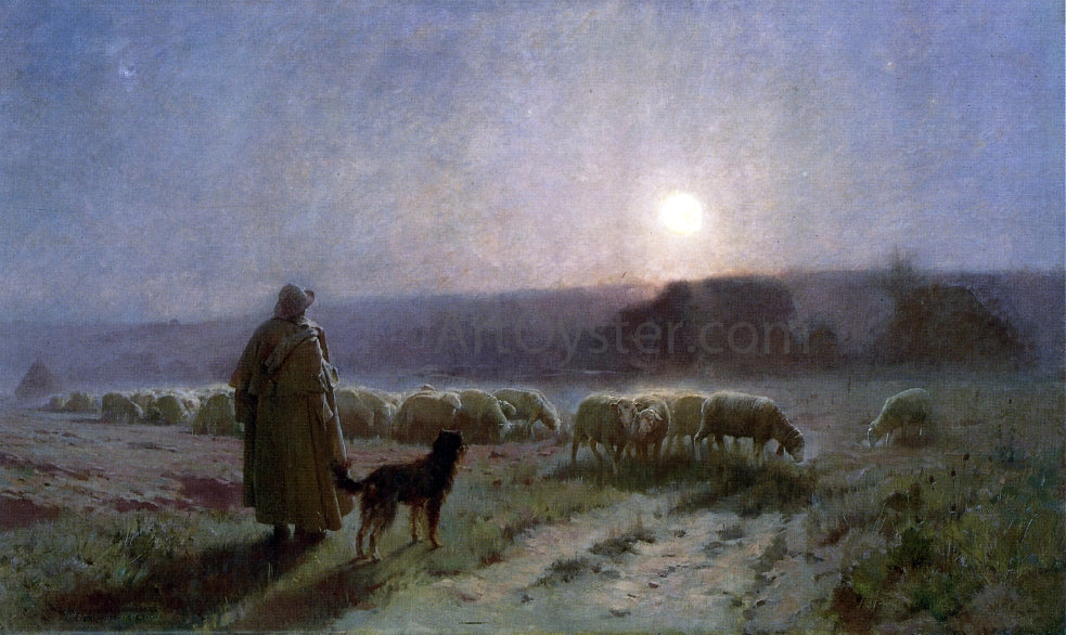  Charles Sprague Pearce Evening - Canvas Print