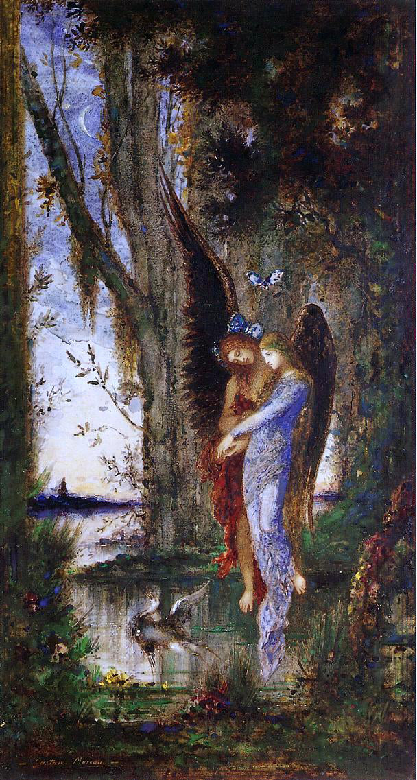  Gustave Moreau Evening and Sorrow - Canvas Print