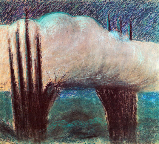  Mikalojus Ciurlionis Evening - Canvas Print