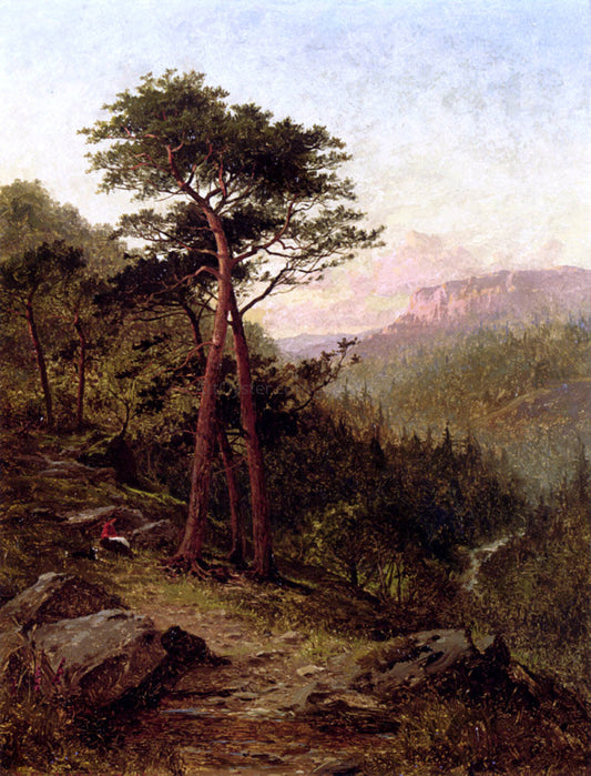  Henry Pether Evening, North Wales - Canvas Print