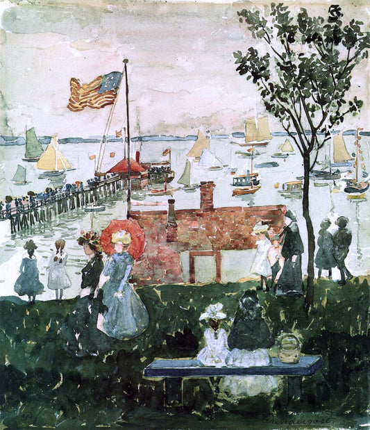  Maurice Prendergast Excursionists, Nahant - Canvas Print