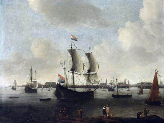  Hendrik Van Minderhout Extensive View of a City - Canvas Print