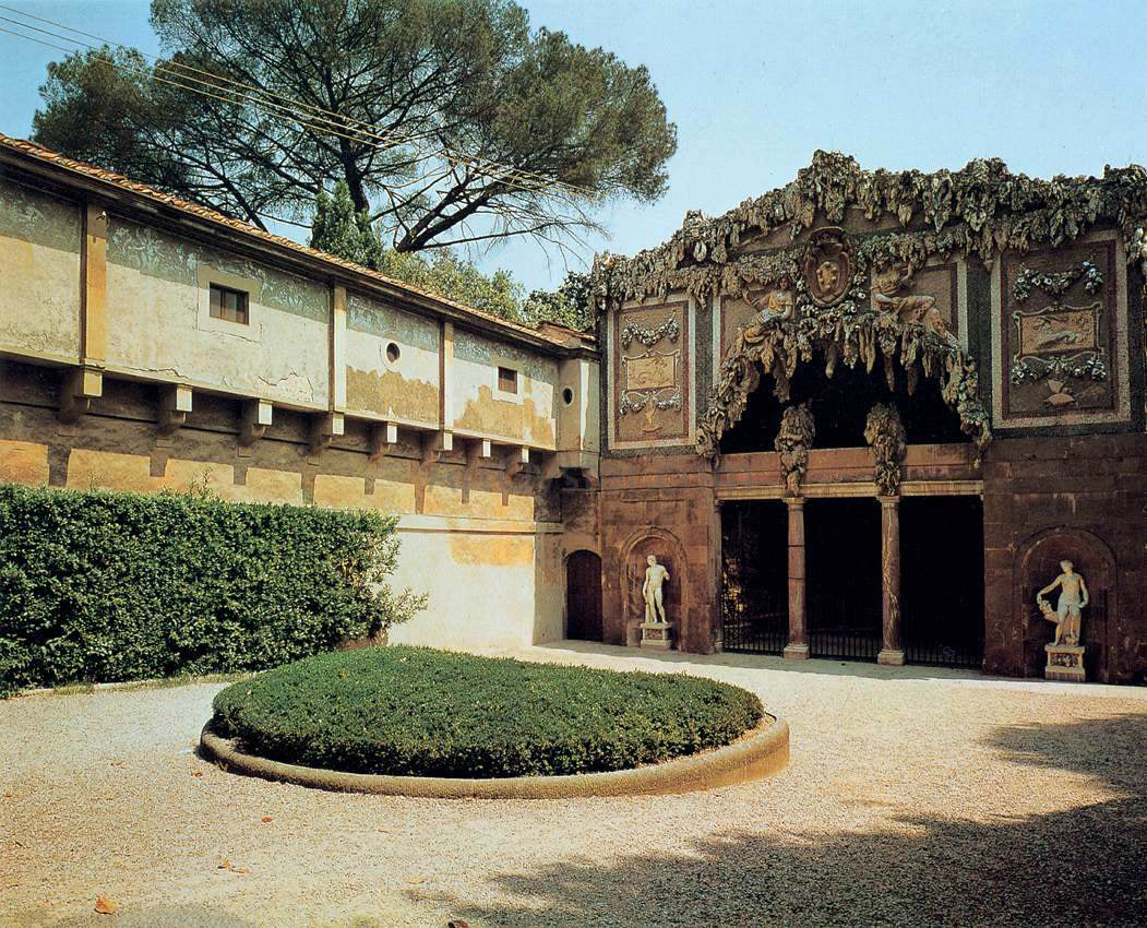  Bernardo Buontalenti Exterior View of the Grotto - Canvas Print