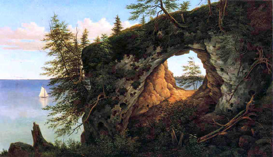  Henry Chapman Ford Fairy Arch, Mackinac Island - Canvas Print