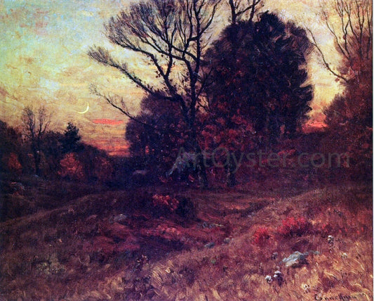  John Joseph Enneking Fall at Dusk, Forest Interior - Canvas Print