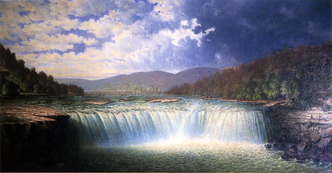  Carl Christian Brenner Falls of the Cumberland River, Whitley County, Kentucky - Canvas Print