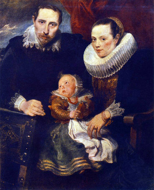  Sir Antony Van Dyck Family Portrait - Canvas Print