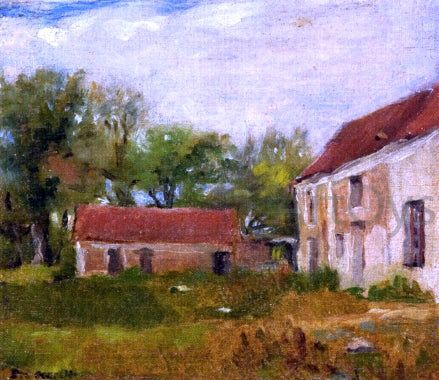 Eva Gonzales Farm at Rebais (Seine-et-Marne) - Canvas Print