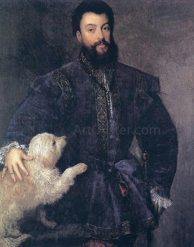  Titian Federigo Gonzaga, Duke of Mantua - Canvas Print