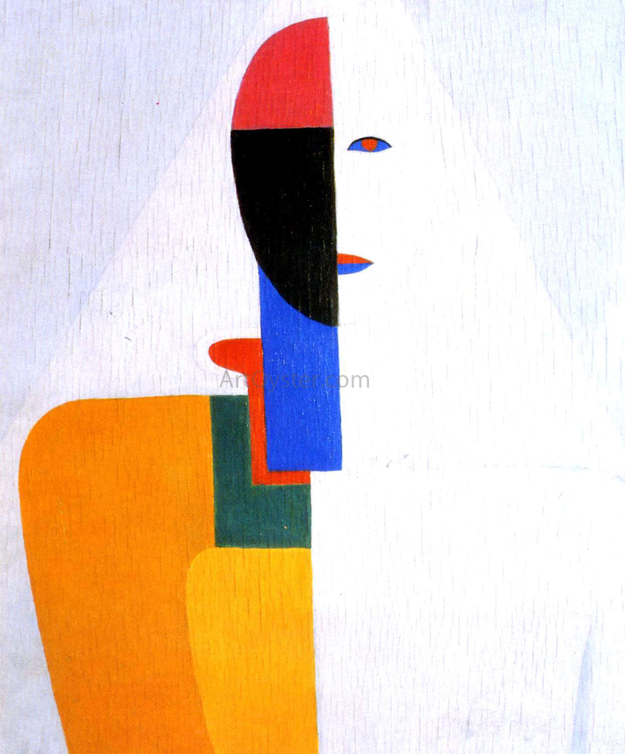  Kasimir Malevich Female Half Figure - Canvas Print