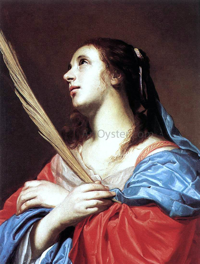  The Elder Jacob Van  Oost Female Martyr - Canvas Print