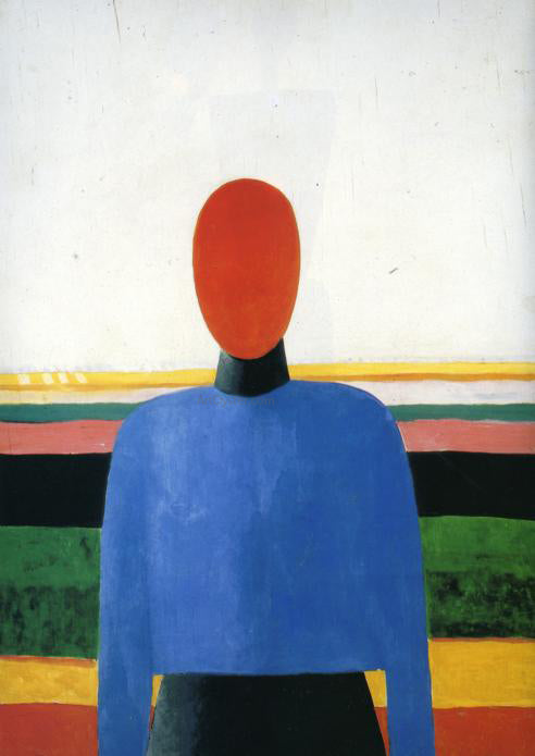  Kazimir Malevich Female Torso - Canvas Print