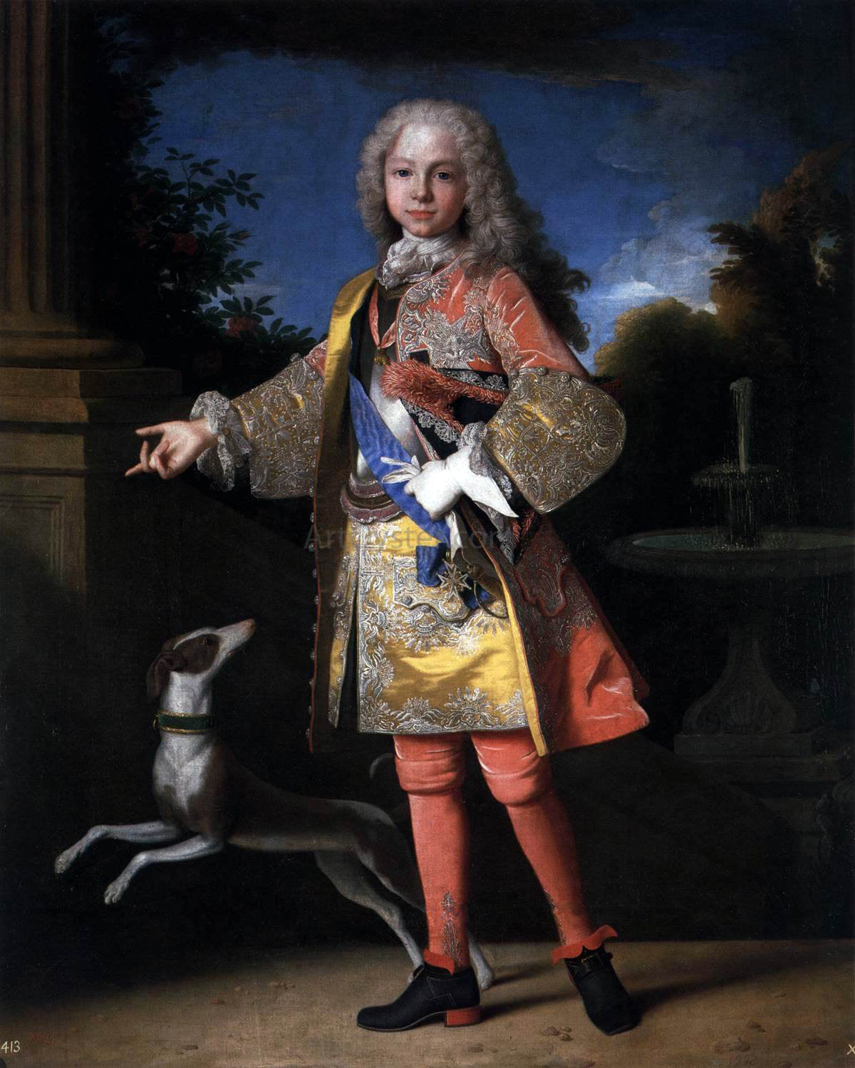 Jean Ranc Ferdinand VI as Prince Canvas Print – Art MegaMart