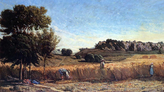  Paul-Camille Guigou Field of Wheat - Canvas Print