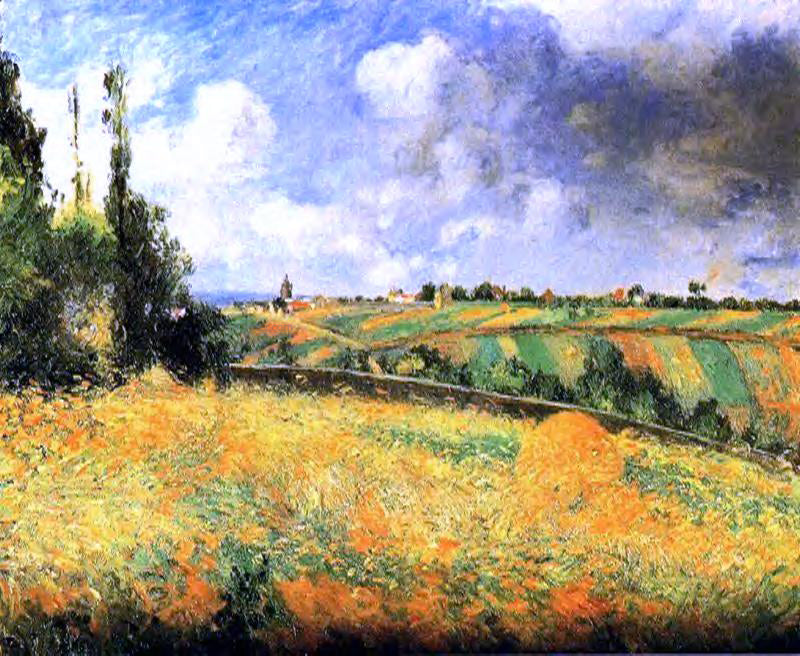  Camille Pissarro Fields - Canvas Print