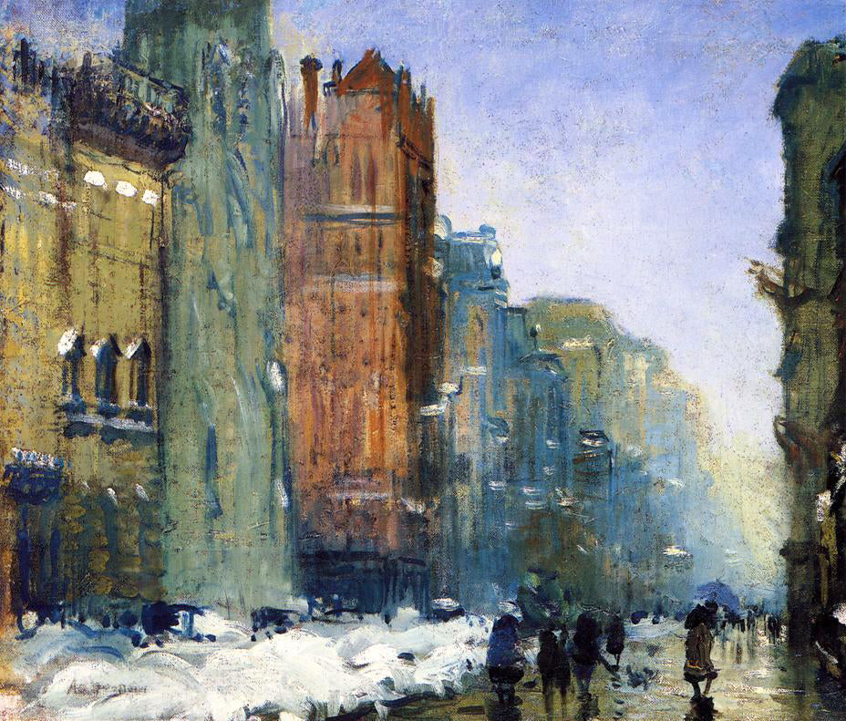  Arthur Clifton Goodwin Fifth Avenue, New York - Canvas Print