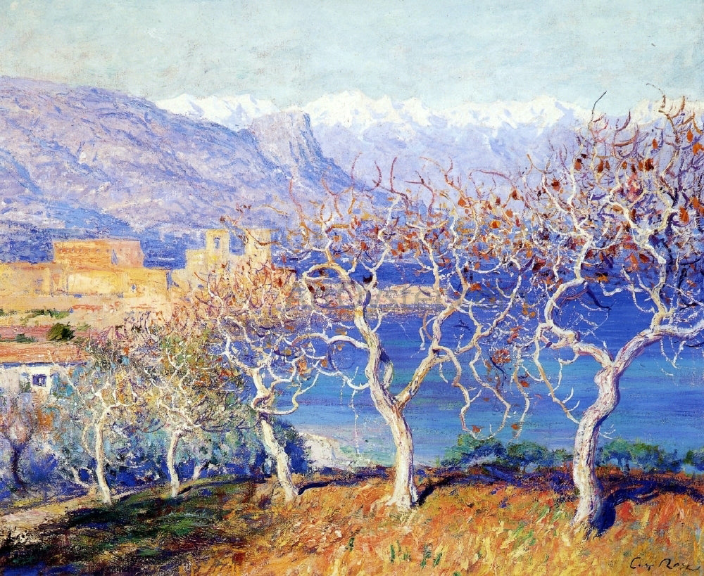  Guy Orlando Rose Fig Trees, Antibes - Canvas Print