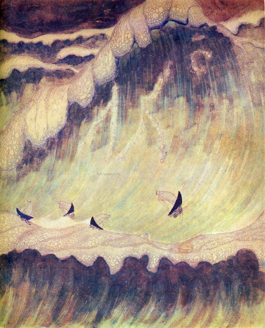  Mikalojus Ciurlionis Finale Sonata of the Sea - Canvas Print