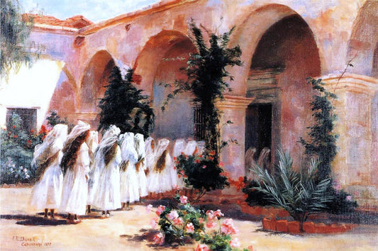  Fannie Eliza Duvall First Communion, San Juan Capistrano - Canvas Print