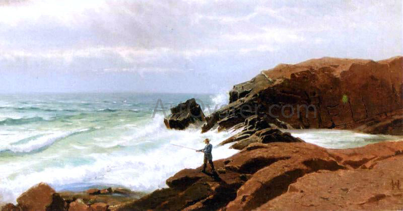  William Stanley Haseltine Fisherman - Nahant - Canvas Print