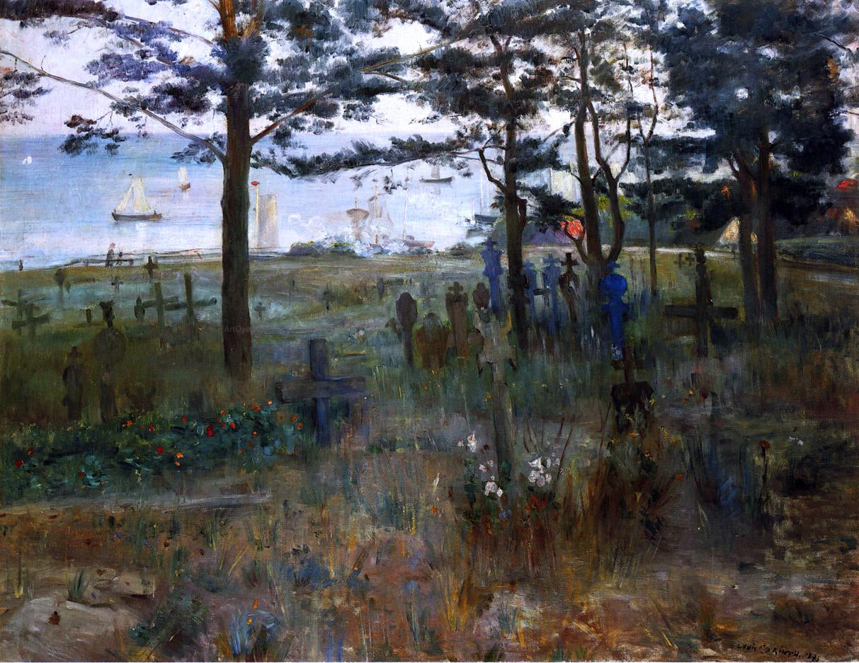  Lovis Corinth Fishermen's Cemetery at Nidden - Canvas Print