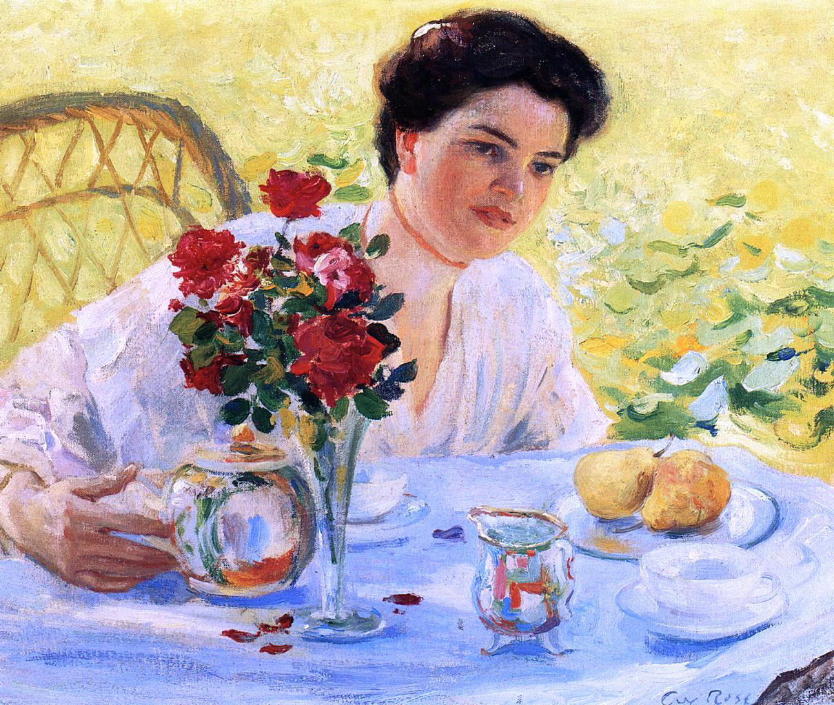 Guy Orlando Rose At Five O'Clock Canvas Print – Art MegaMart