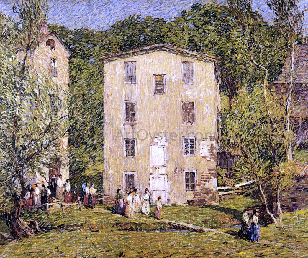  Robert Spencer Five O'Clock, June - Canvas Print