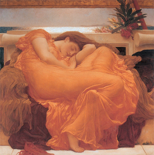  Lord Frederick Leighton Flaming June - Canvas Print