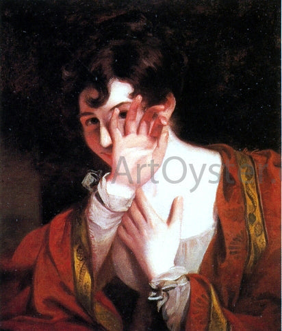  Thomas Sully Flirtation - Canvas Print