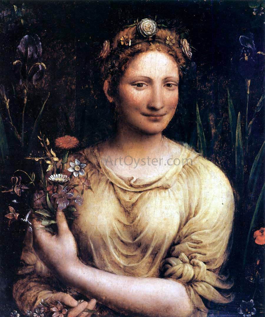  Francesco Melzi Flora - Canvas Print