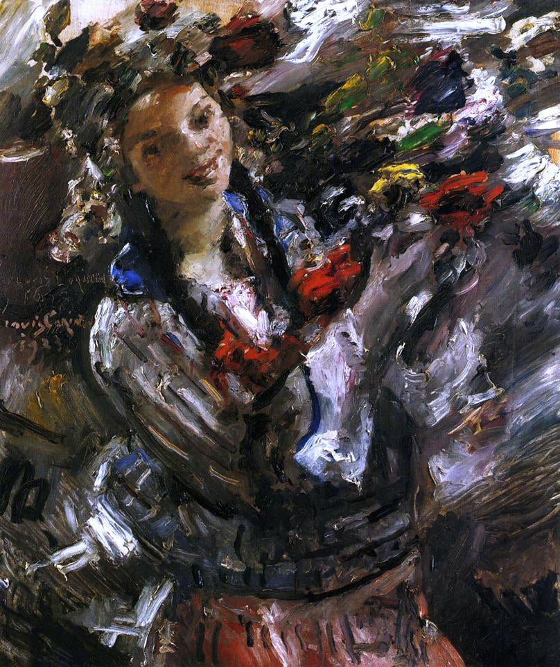  Lovis Corinth Flora - Canvas Print