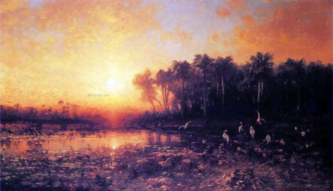  George Herbert McCord Florida Sunrise - Canvas Print