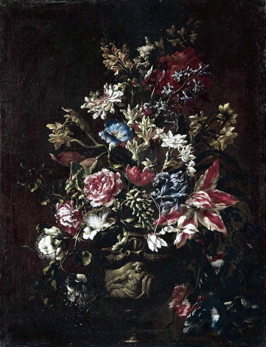  Mario Die fiori Flower Still-Life - Canvas Print