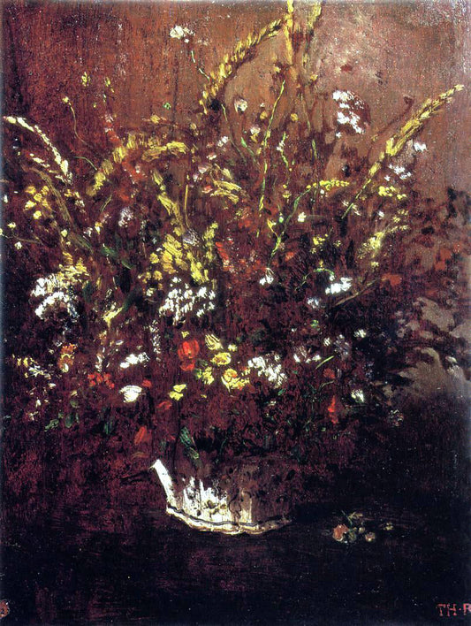  Theodore Rousseau Flower Study - Canvas Print