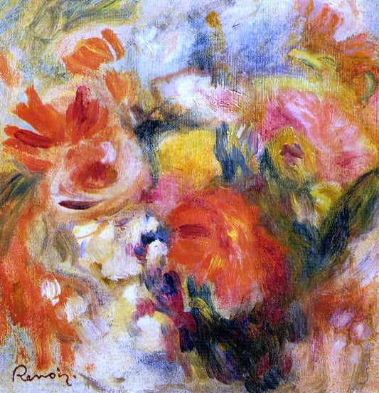  Pierre Auguste Renoir Flower Study - Canvas Print