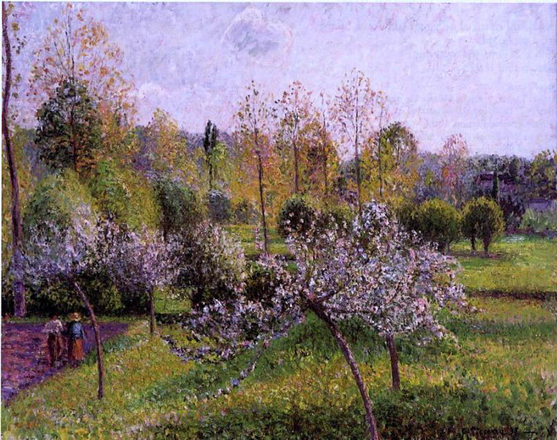  Camille Pissarro Flowering Apple Trees, Eragny - Canvas Print